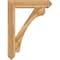 Ekena Millwork Legacy Arts and Crafts Rough Sawn Bracket w/ Offset Brace, Western Red Cedar, 8"W x 36"D x 48"H BKT0806X36X48LEC03RWR - alternate 3